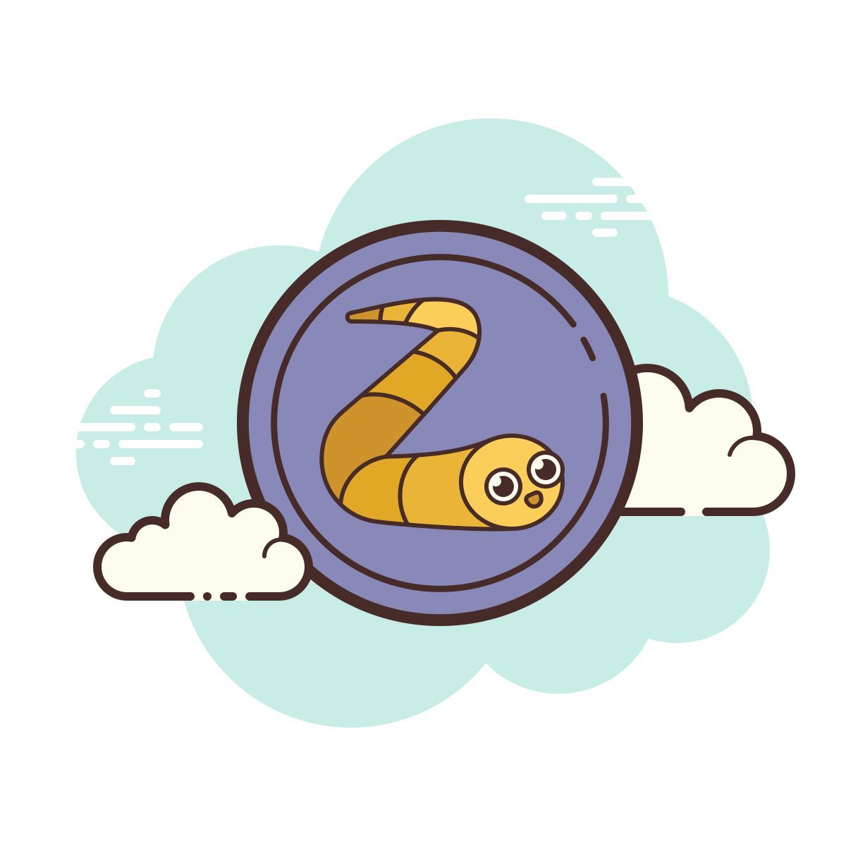 cloud style glisser io icon
