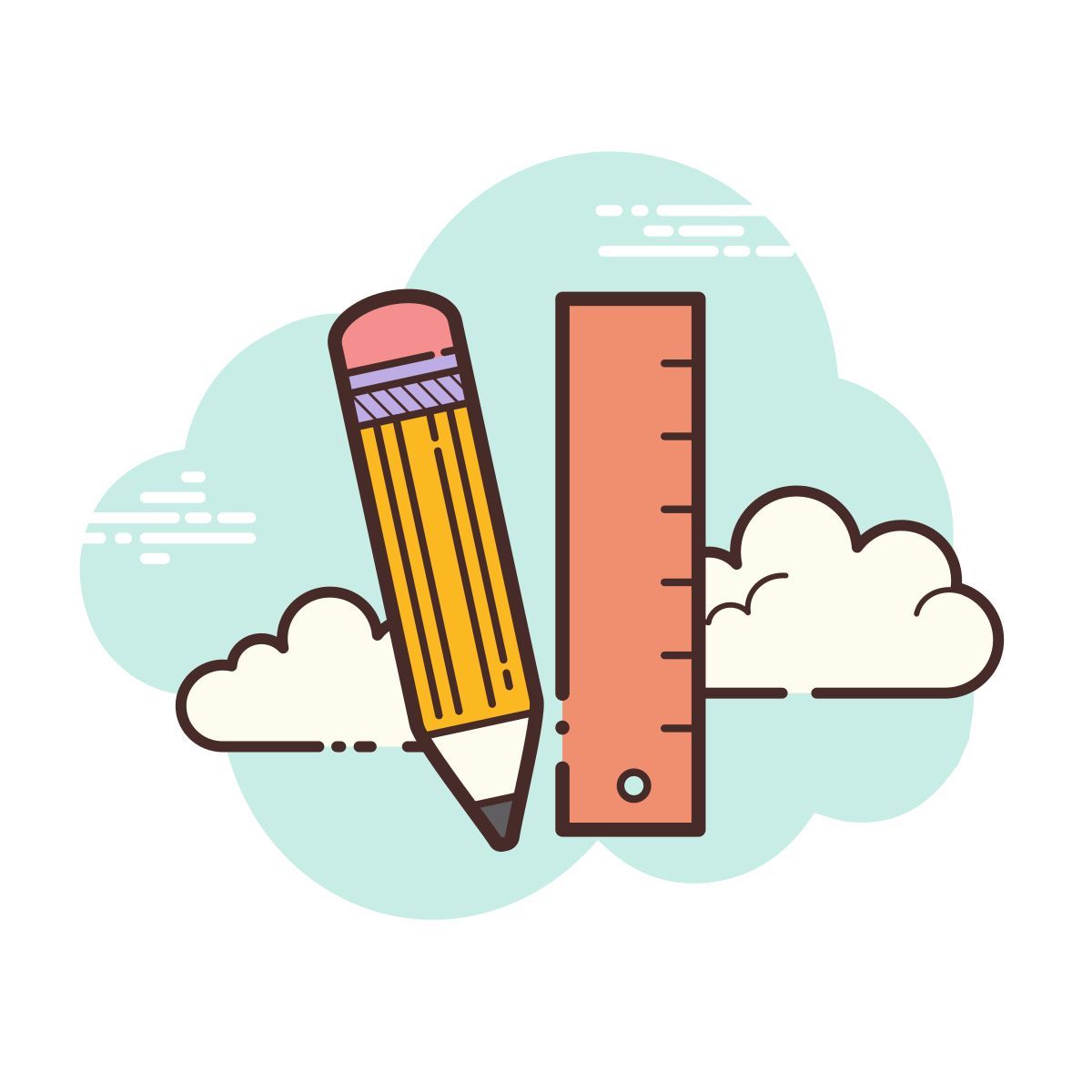 cloud style papelería icon