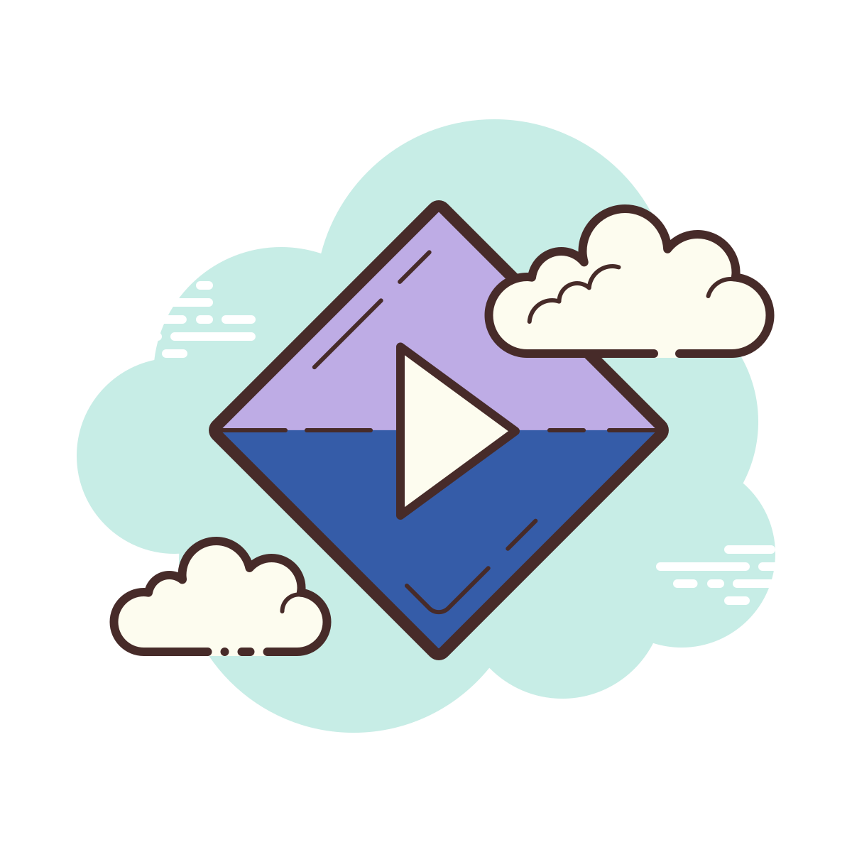 cloud style stremio  v2 icon