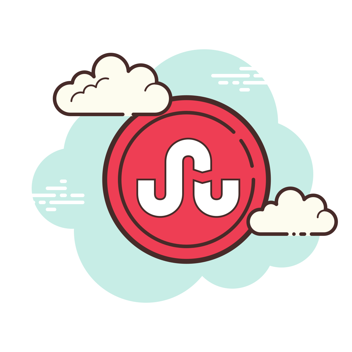 cloud style stumbleupon icon