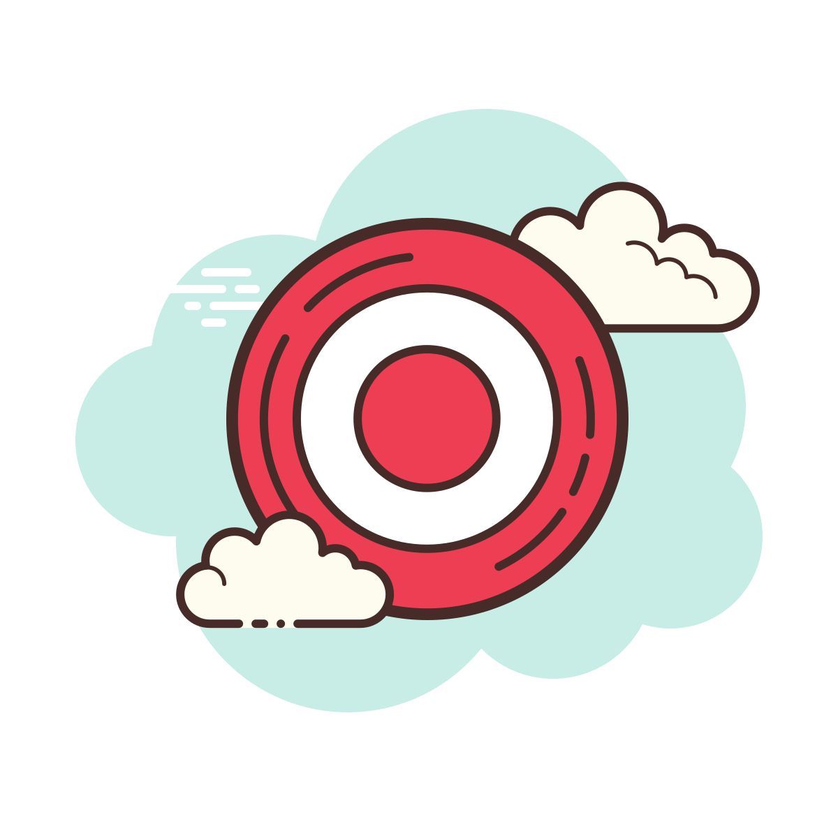 cloud style aplicativo de destino icon