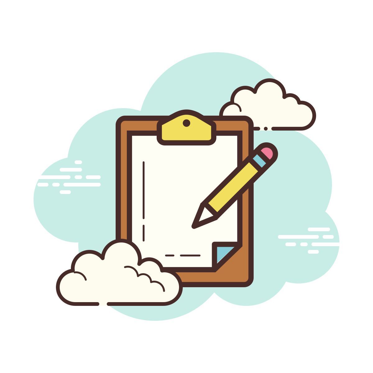 cloud style 태스크 icon