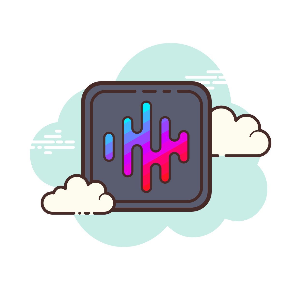 cloud style tempo icon