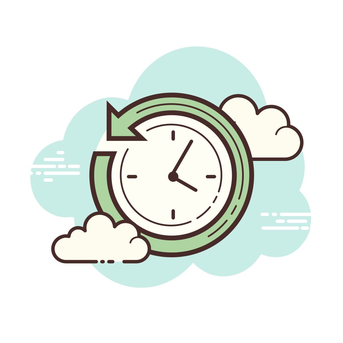 cloud style passato icon