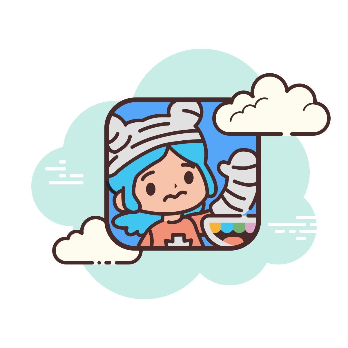 cloud style toca life: hospital icon