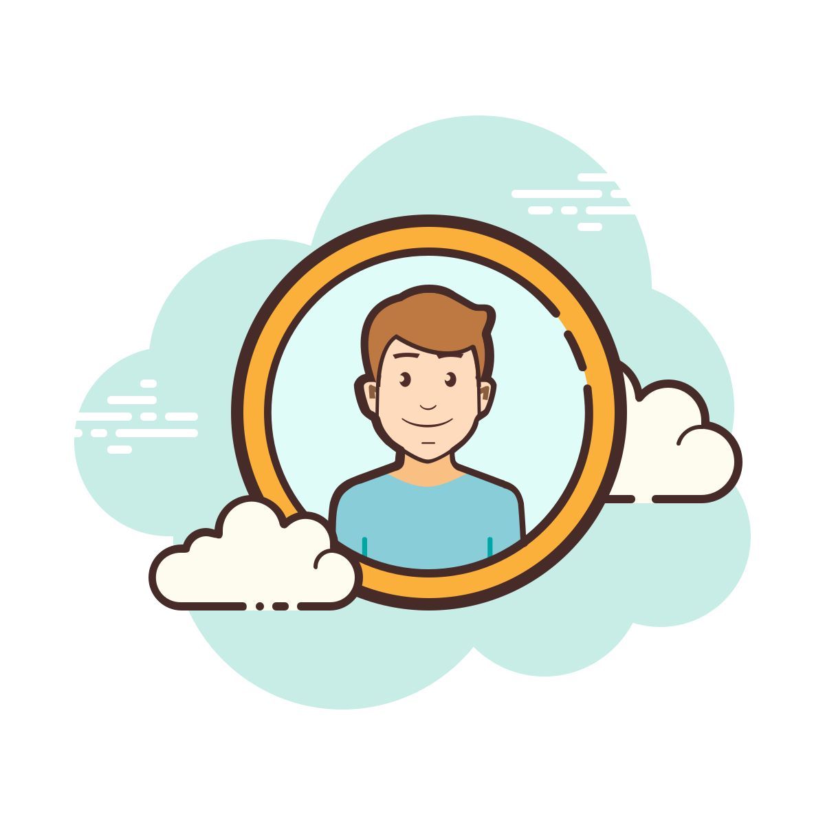 cloud style utilisateur icon