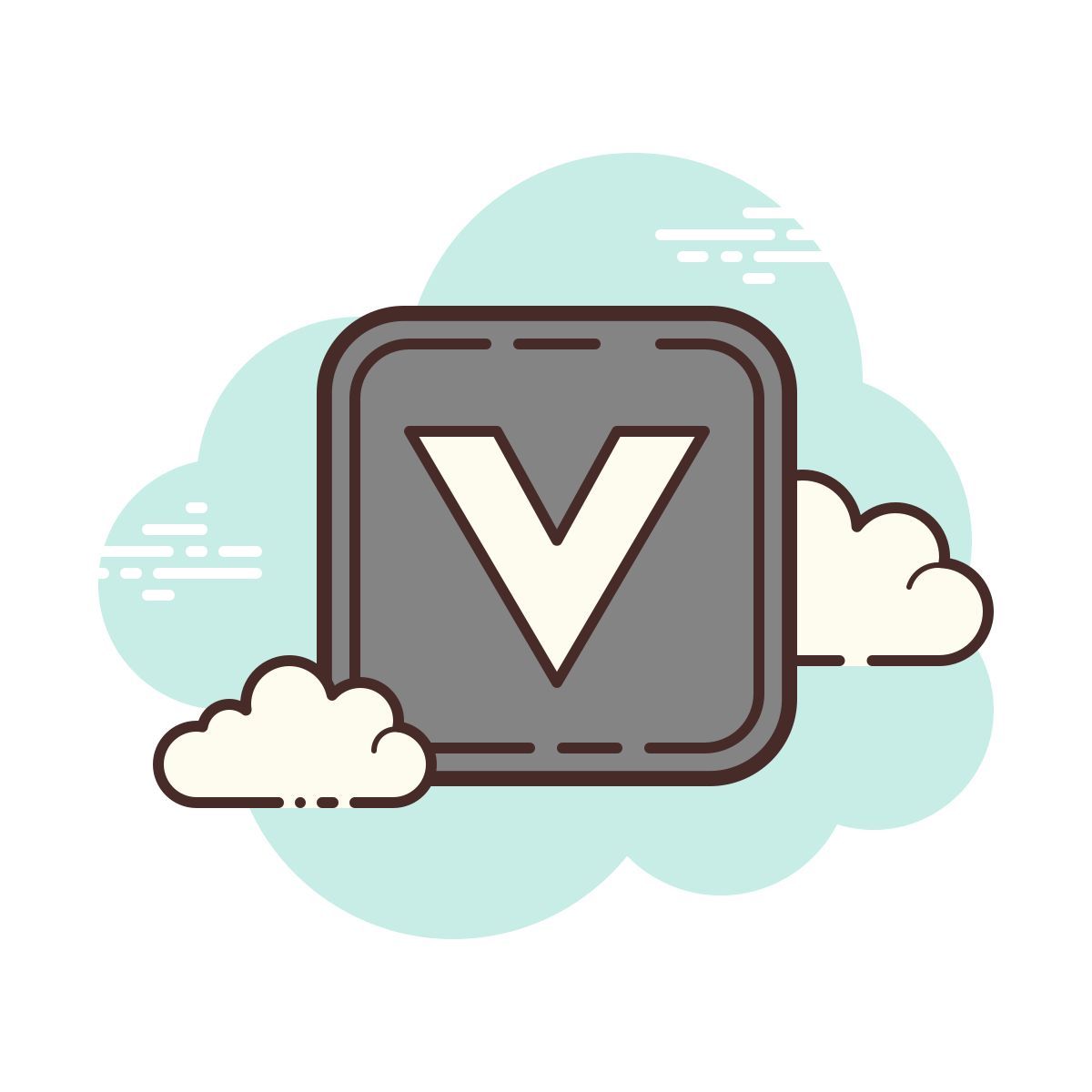 cloud style videoland icon