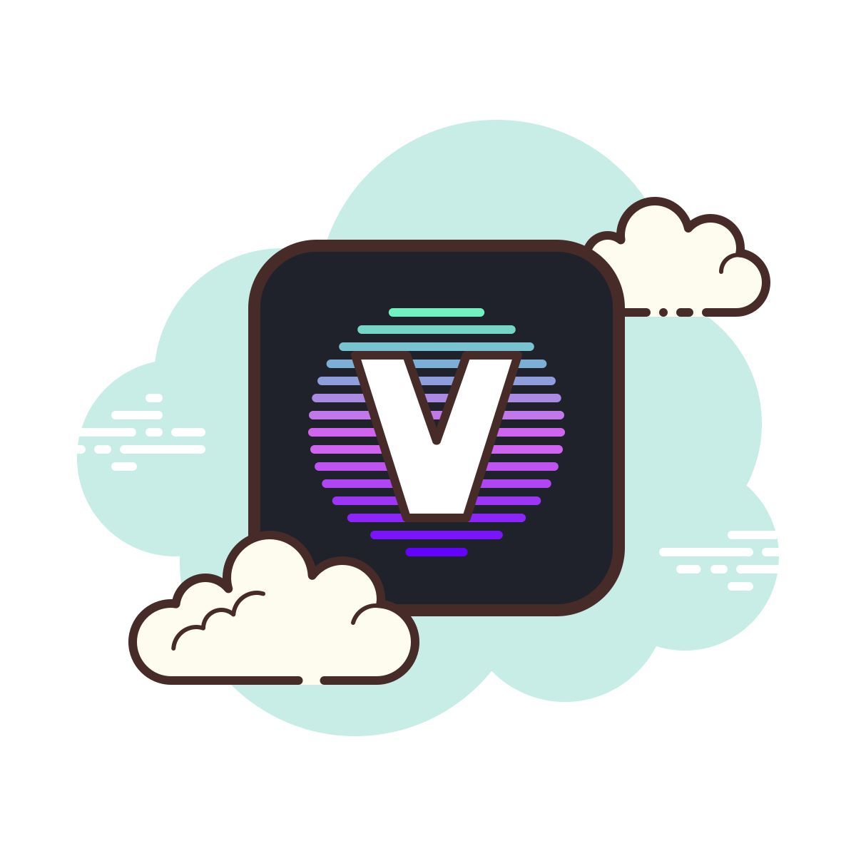 cloud style ángulo icon