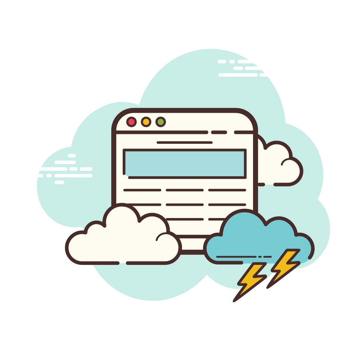 cloud style portal meteorológico icon