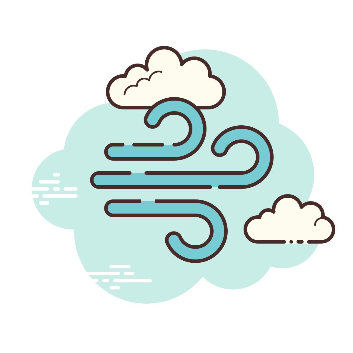 cloud style vento icon