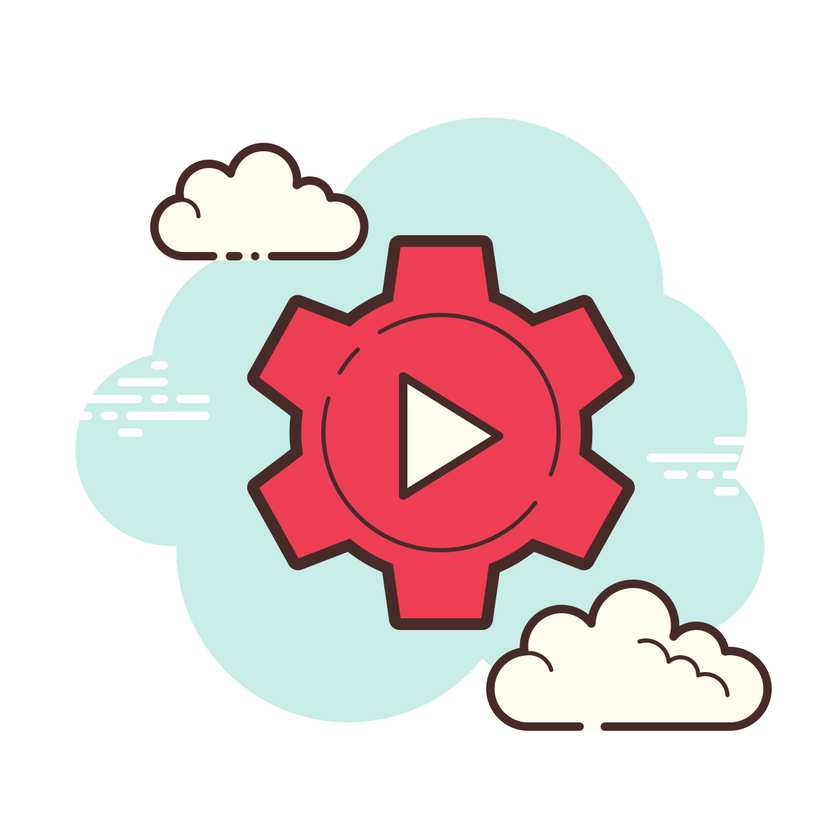 cloud style youtube studio  v4 icon