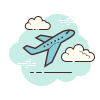 airplane take-off icon