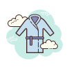 Bademantel icon