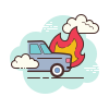 Car Fire icon