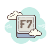 F7 Key icon