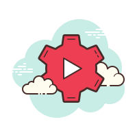YouTube Studio icon in Dotted Style