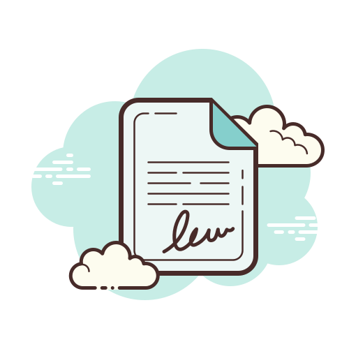 Terms and agreement illustration