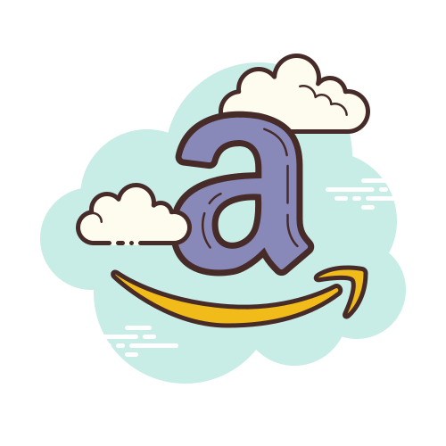Amazon Icon In Cloud Style