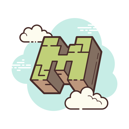 lucha Rizo Reducción de precios Icono de Logo de Minecraft estilo Cloud