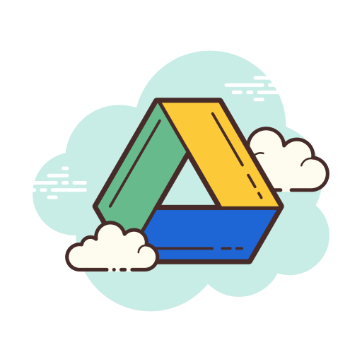Google Drive icon in Cloud Style