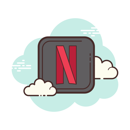 Icono de Aplicación de escritorio de Netflix estilo Cloud