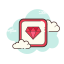 Ruby Programming Language icon in Cloud Style
