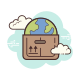 worldwide delivery icon