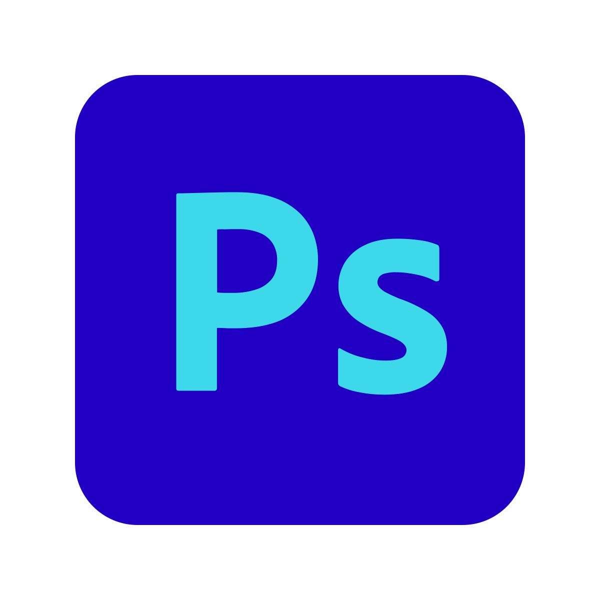 color glass style adobe photoshop icon