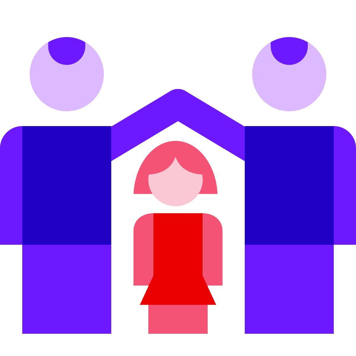 color glass style 被收养的女孩 icon