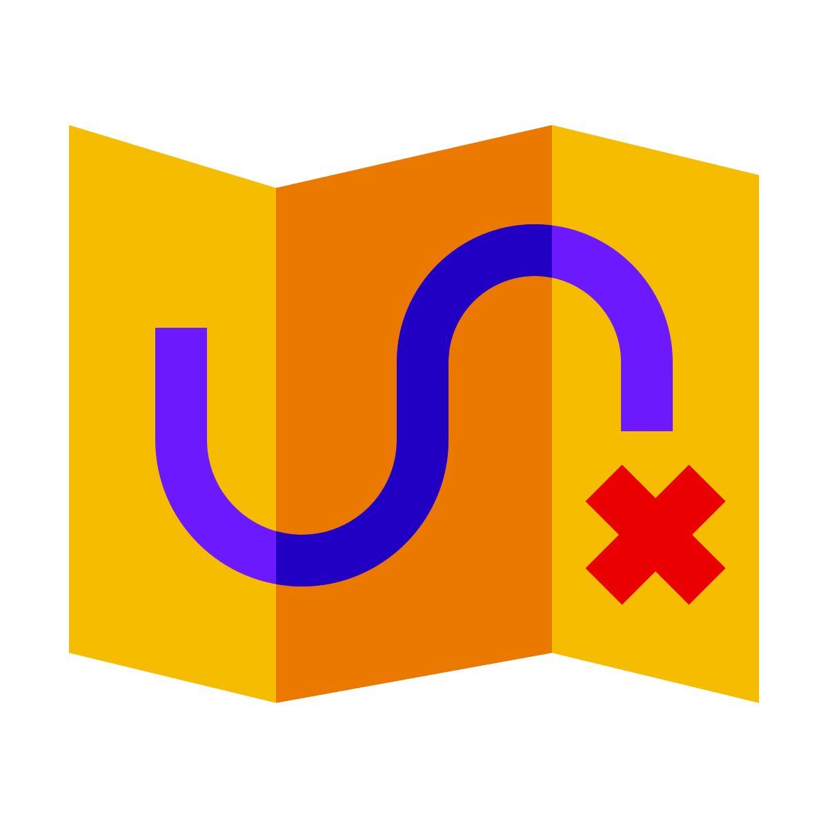 color glass style abenteuer icon