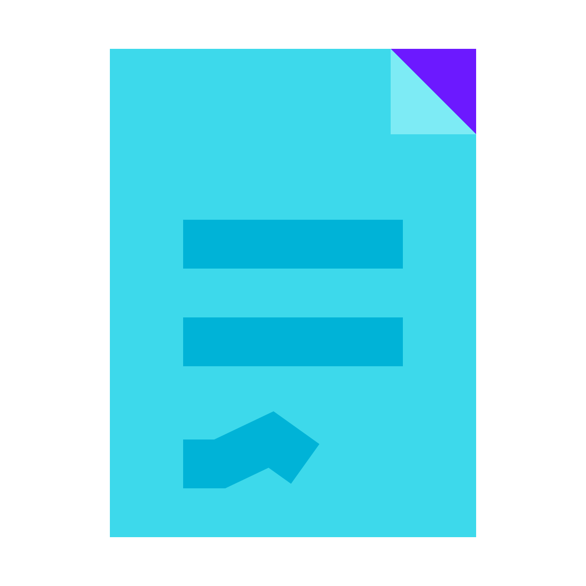 color glass style agreement icon