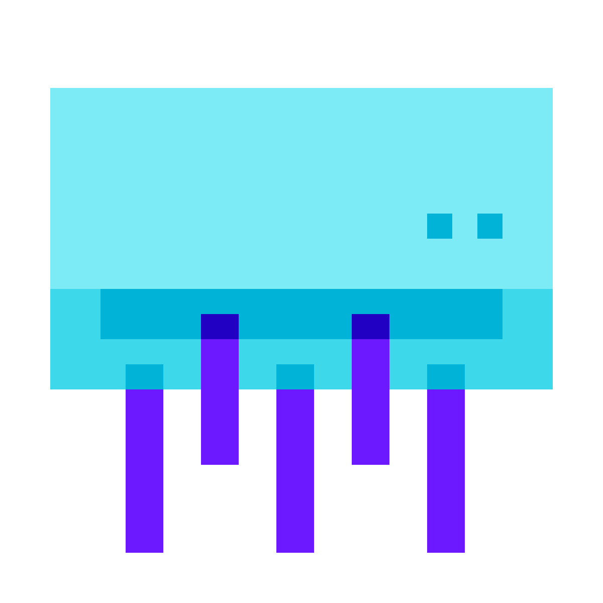color glass style air conditioner icon