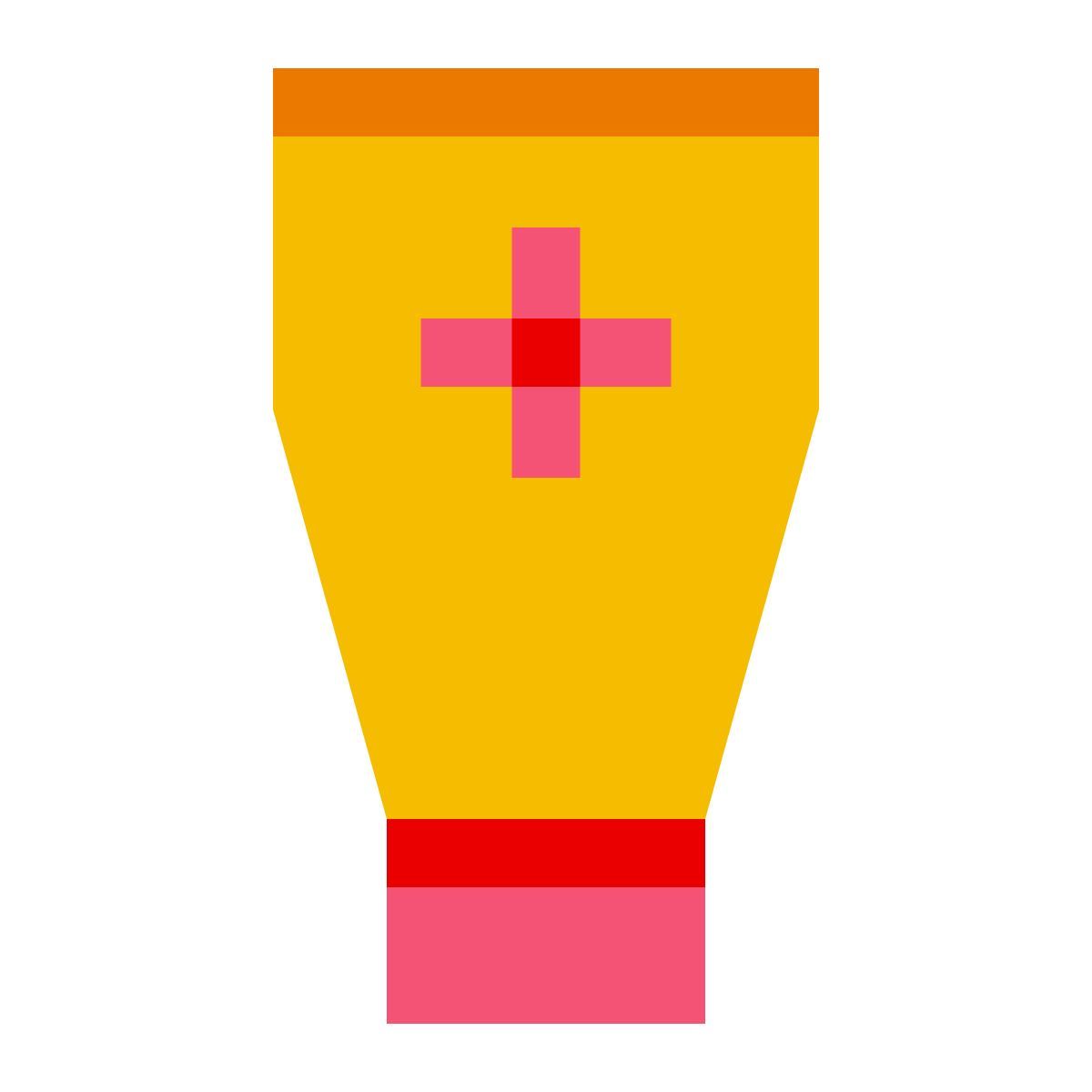 color glass style crème antiseptique icon