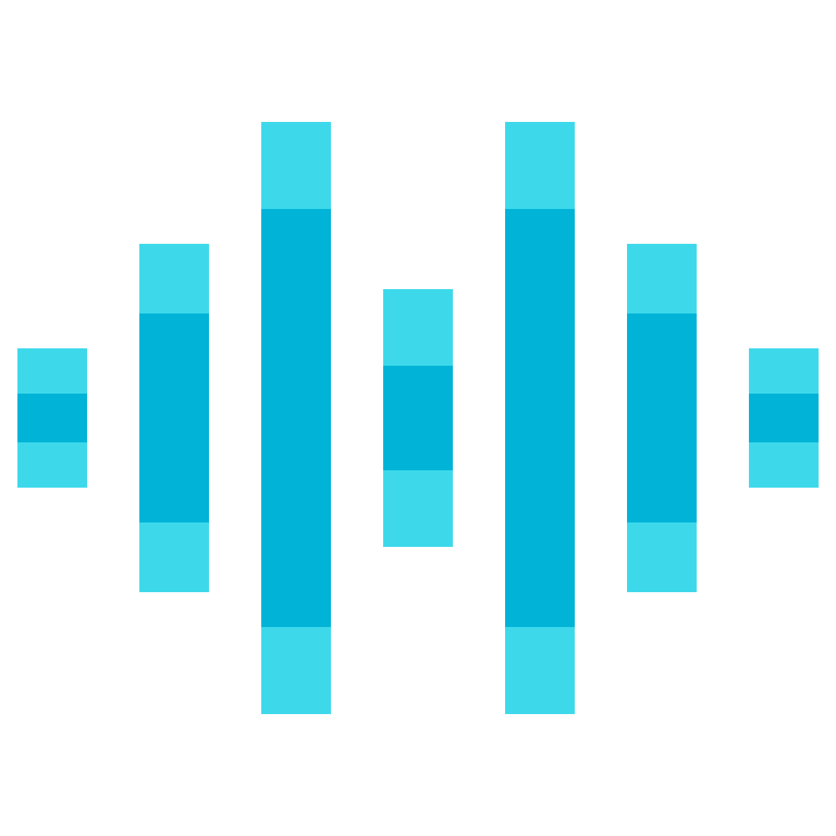 color glass style audio wave  v2 icon
