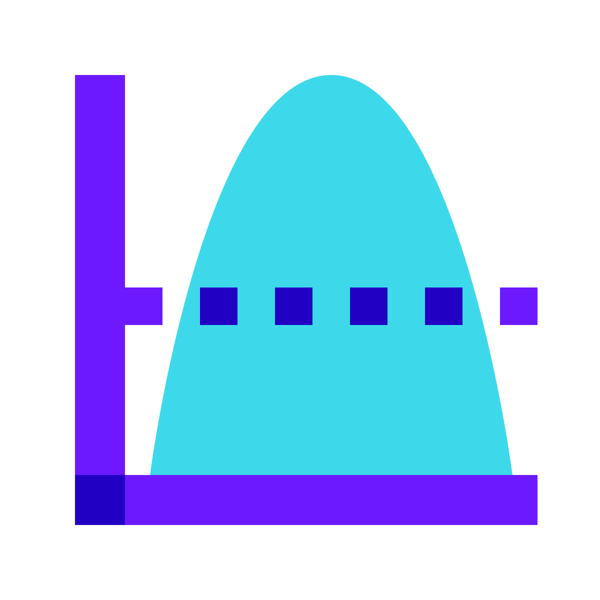 color glass style average value icon
