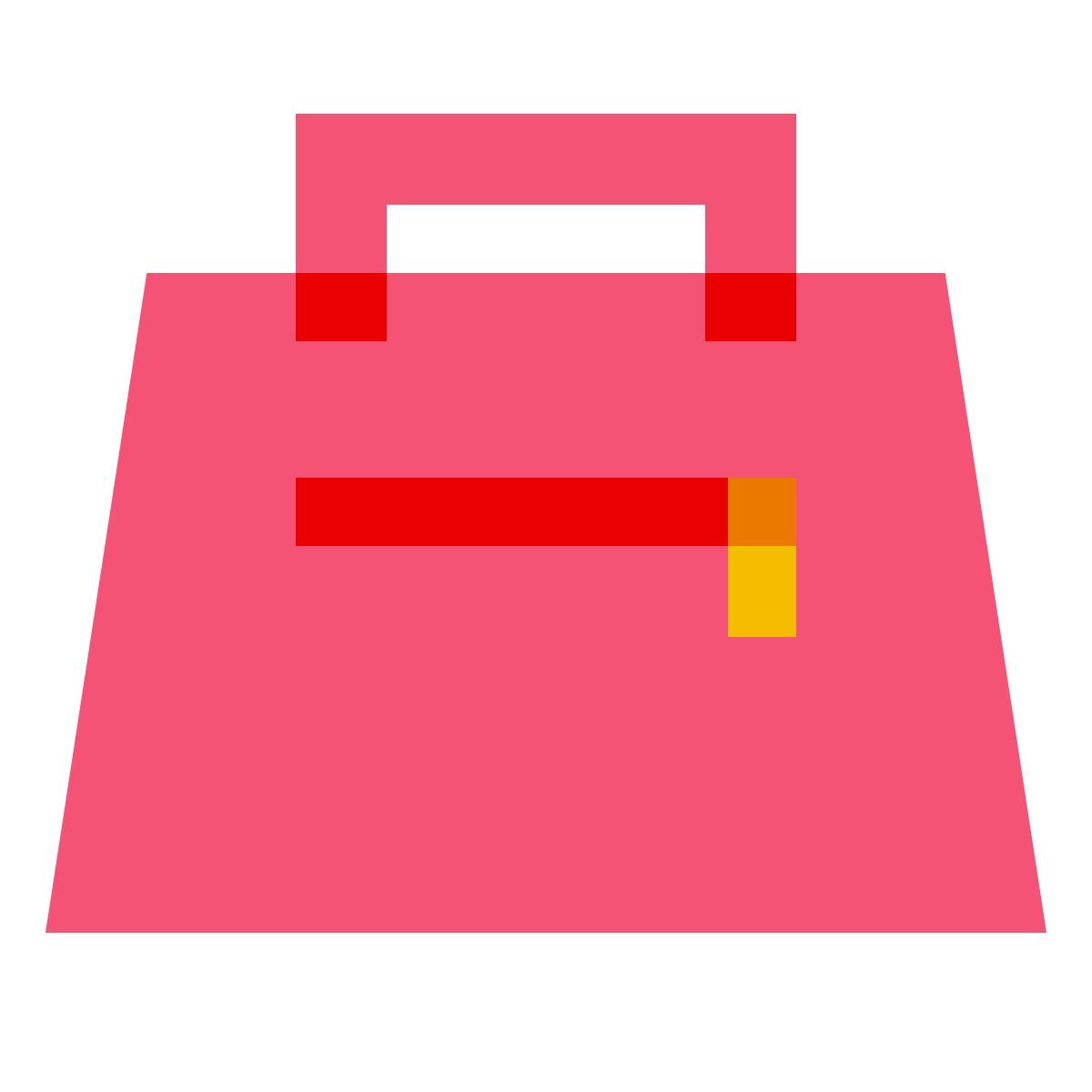 color glass style 袋背面视图 icon