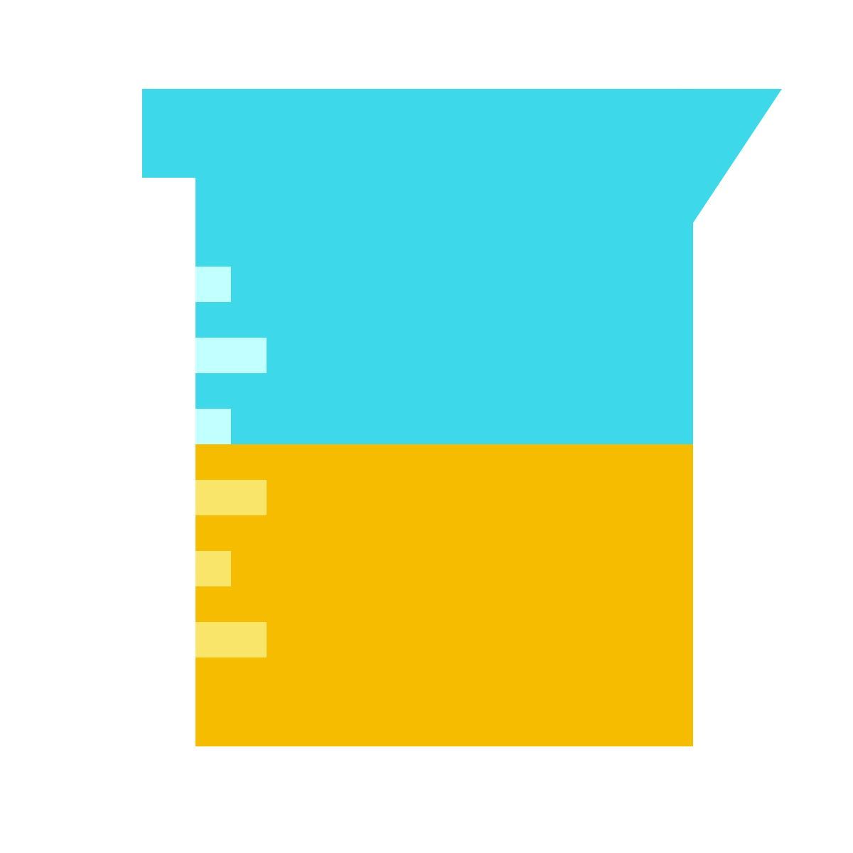 color glass style coppa icon