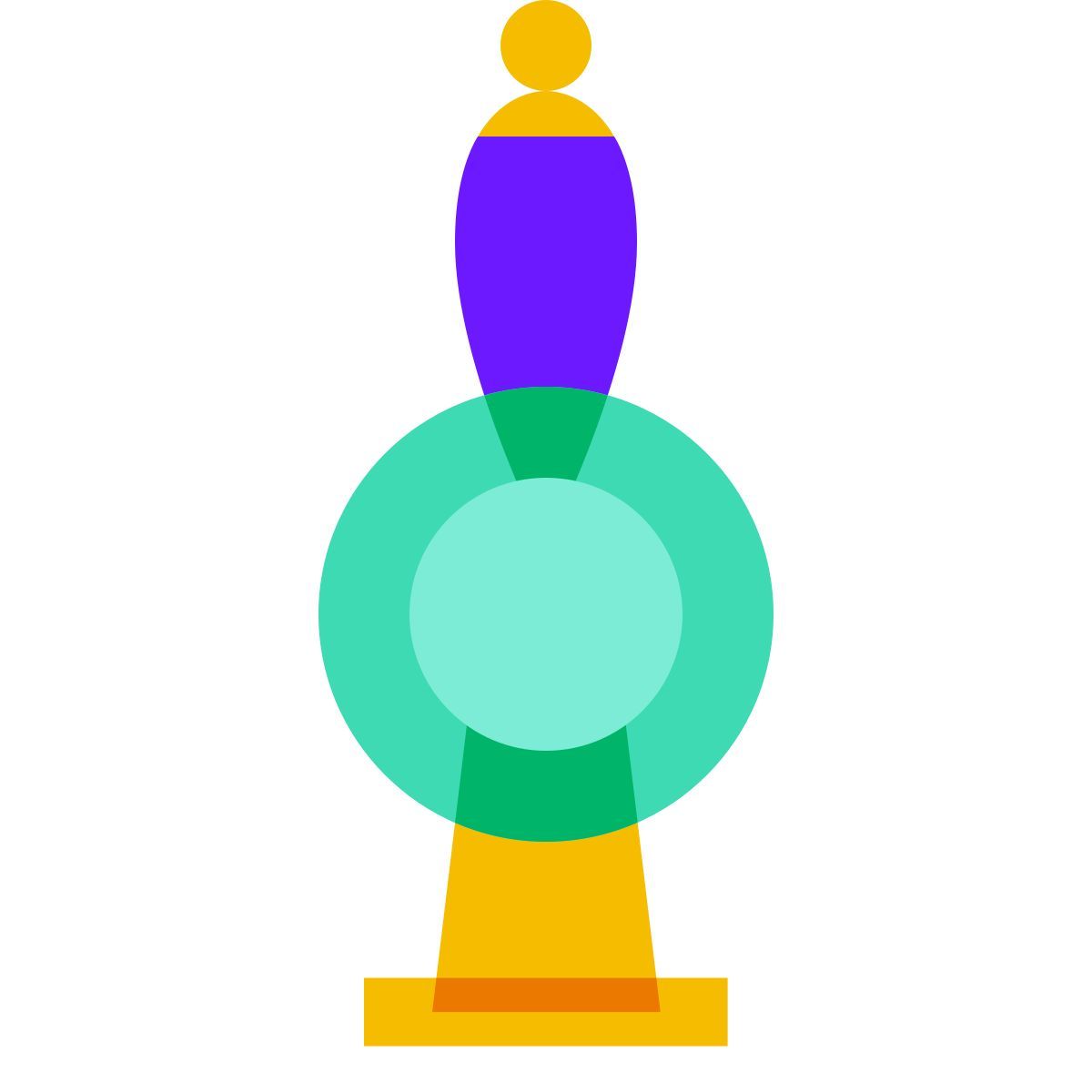 color glass style 啤酒泵 icon