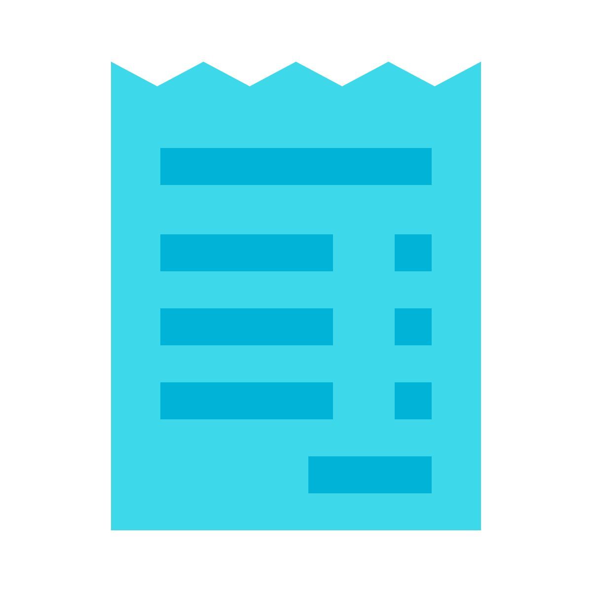 color glass style 账单 icon