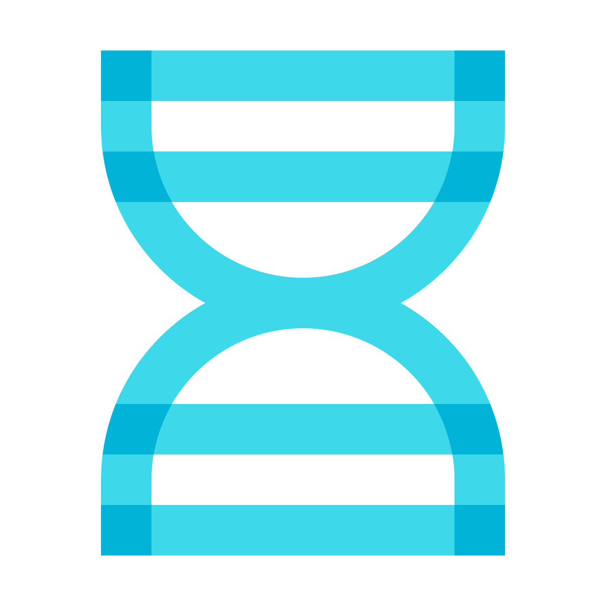 color glass style biotech icon