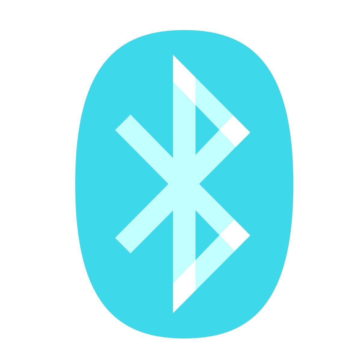 color glass style 블루투스 2 icon