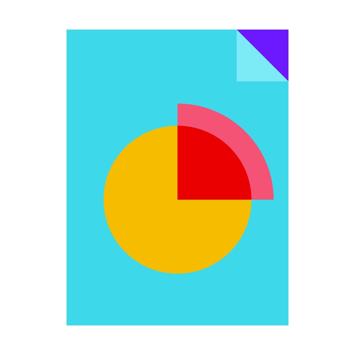 color glass style 业务报告 icon