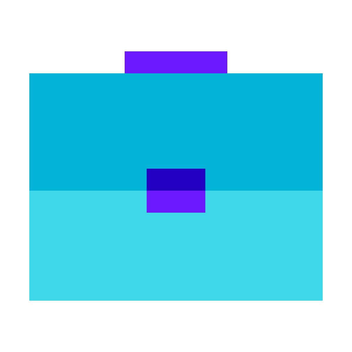 color glass style business icon
