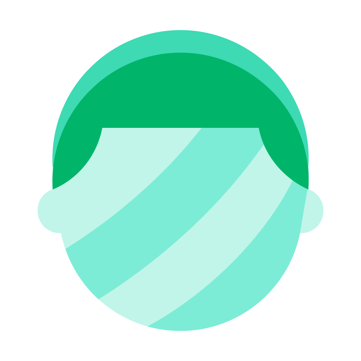 color glass style camo cream icon