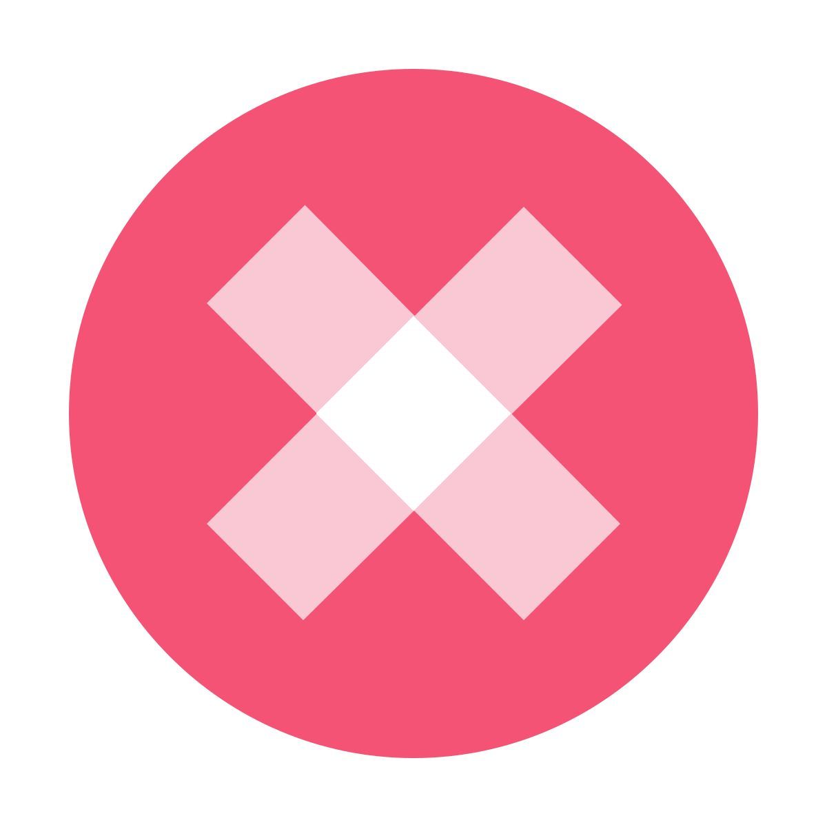 color glass style stornieren icon