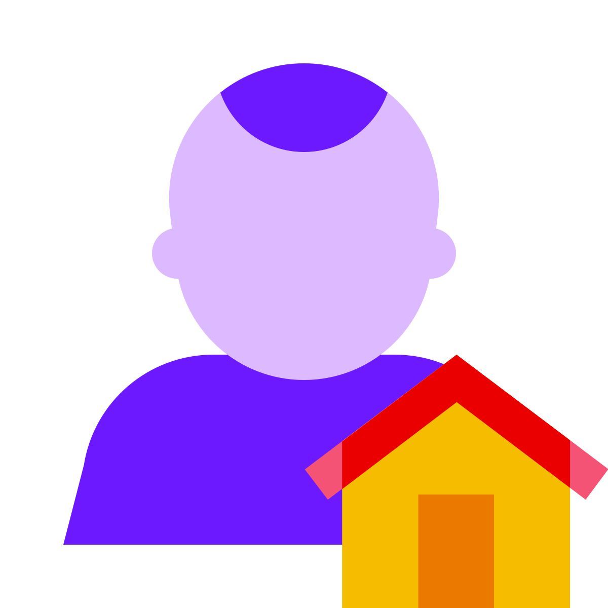 color glass style 管理人 icon
