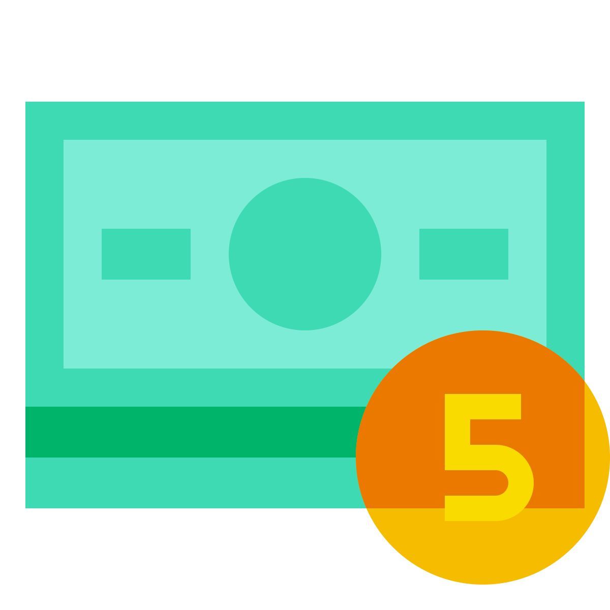 color glass style kasse icon