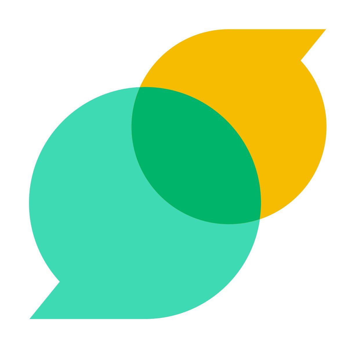 color glass style chat icon