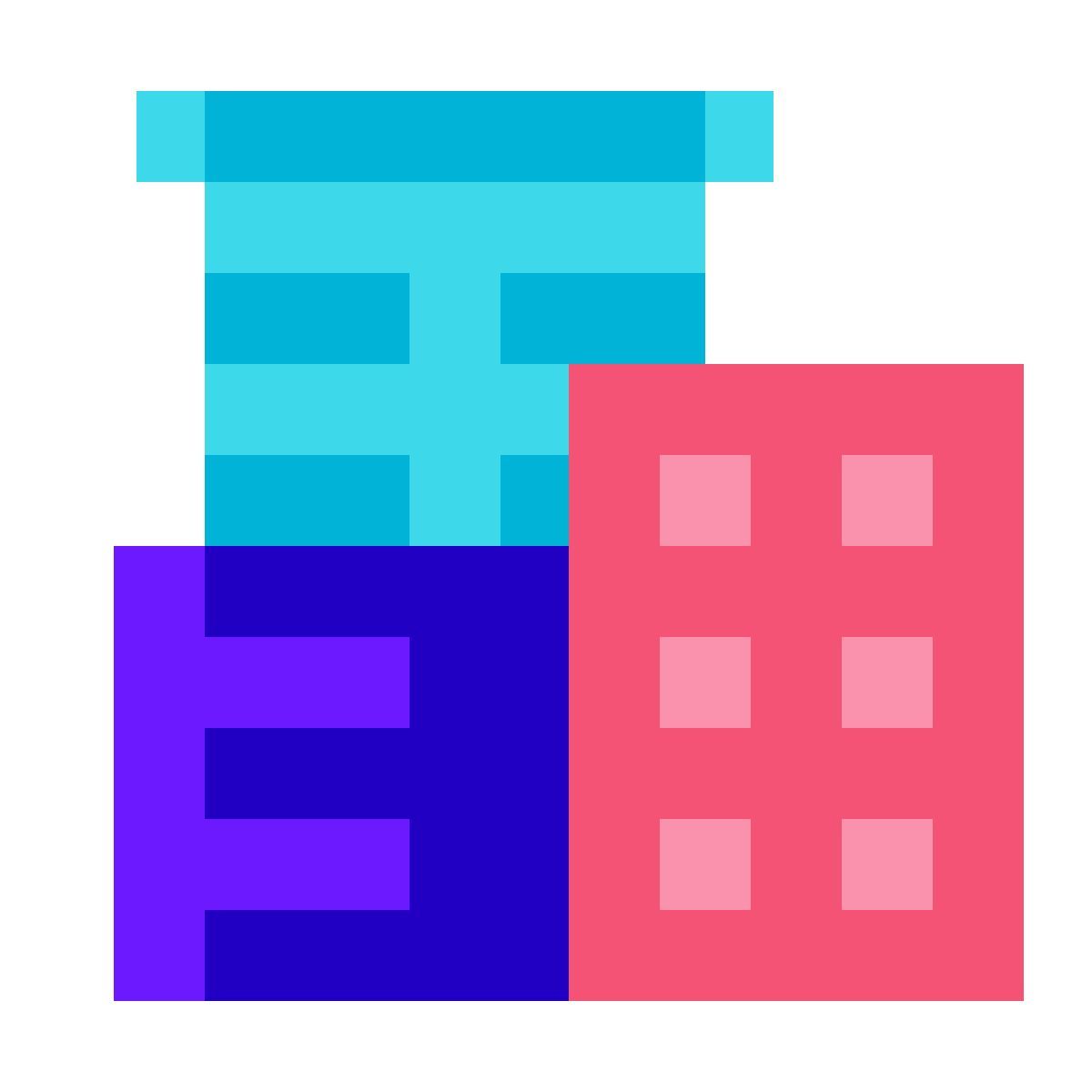 color glass style città icon