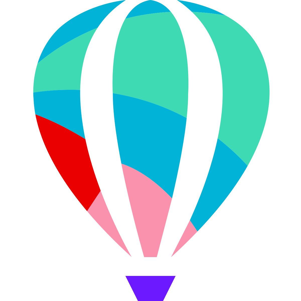 color glass style 코렐 드로우 icon